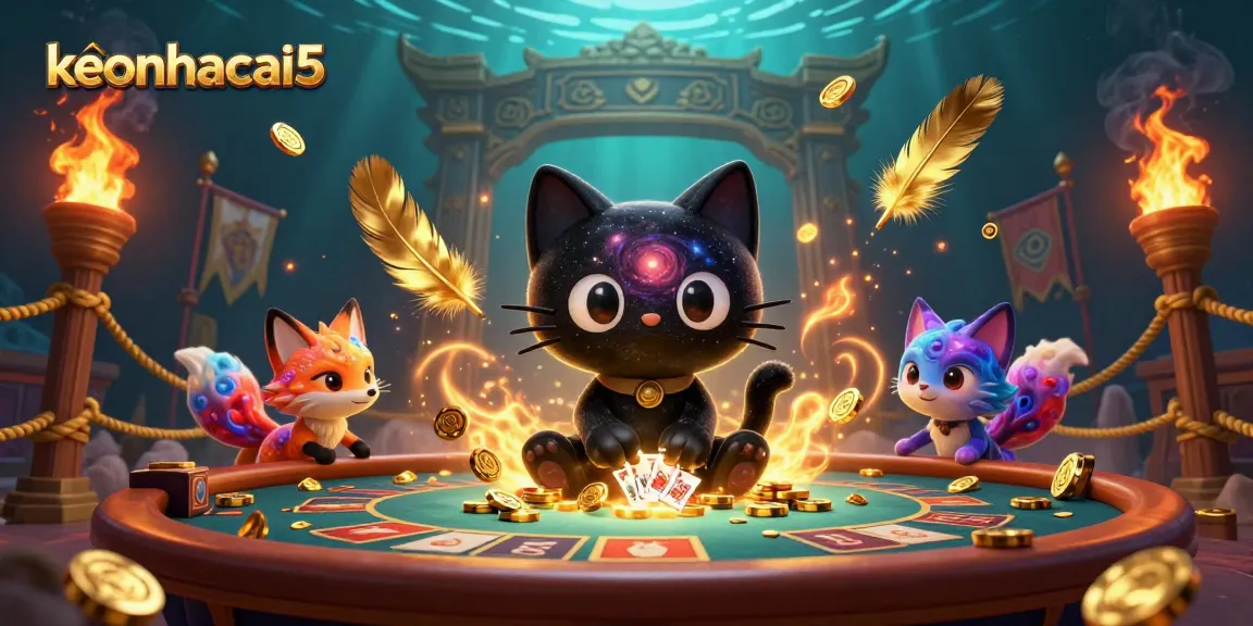 Engage with the thrilling energy of keonhacai5 in this carnival of cosmic gambling.