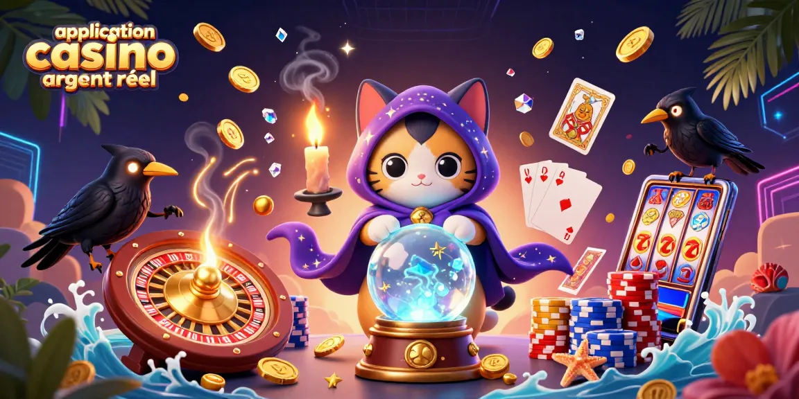 Jouez avec l'application casino argent réel en découvrant des personnages mystiques et des éléments de jeu captivants.