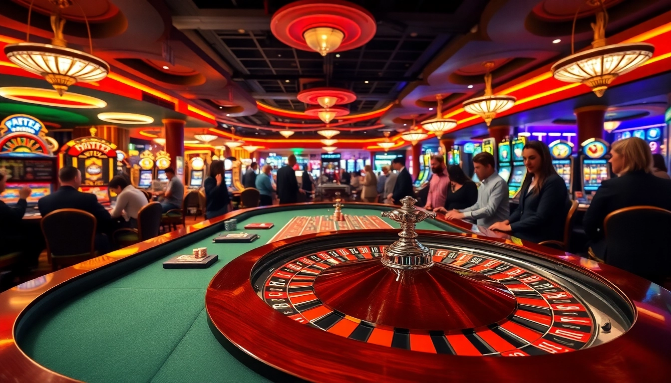 Experience the thrill of the best csgo gambling sites in a vibrant casino setting.
