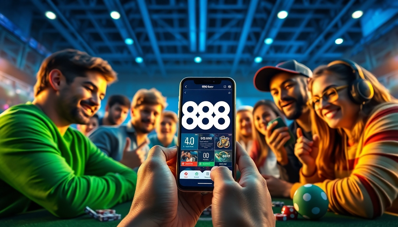 Experience the vibrant interface of 888 new gaming platform, showcasing thrilling online betting options.