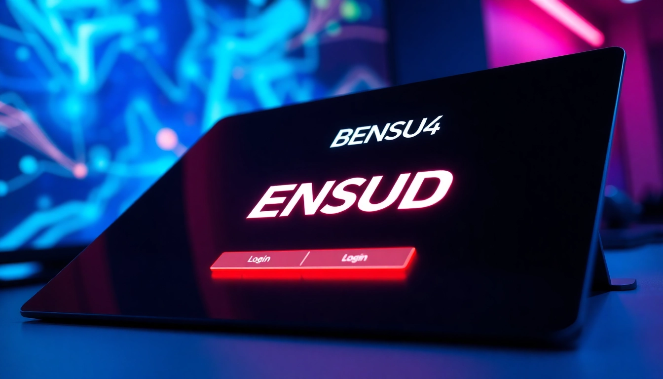 Masuk ke BENSU4D login di antarmuka permainan modern yang menarik.