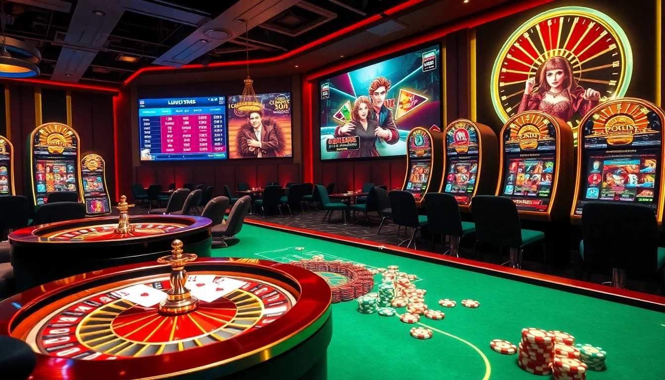 Découvrez l'excitation du jeu au meilleur casino en ligne, mettant en avant des tables vibrantes et un gameplay captivant.