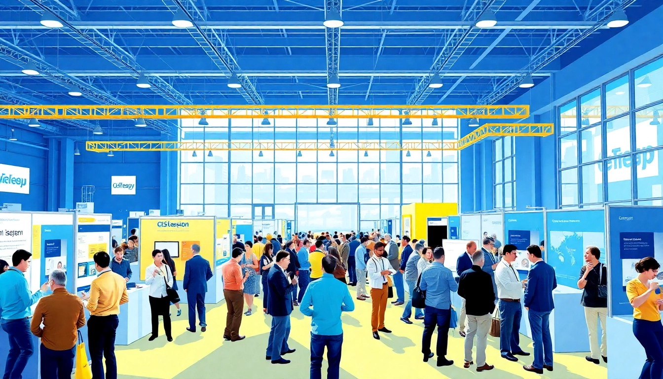Networking at construction events showcasing industry collaboration and expertise.