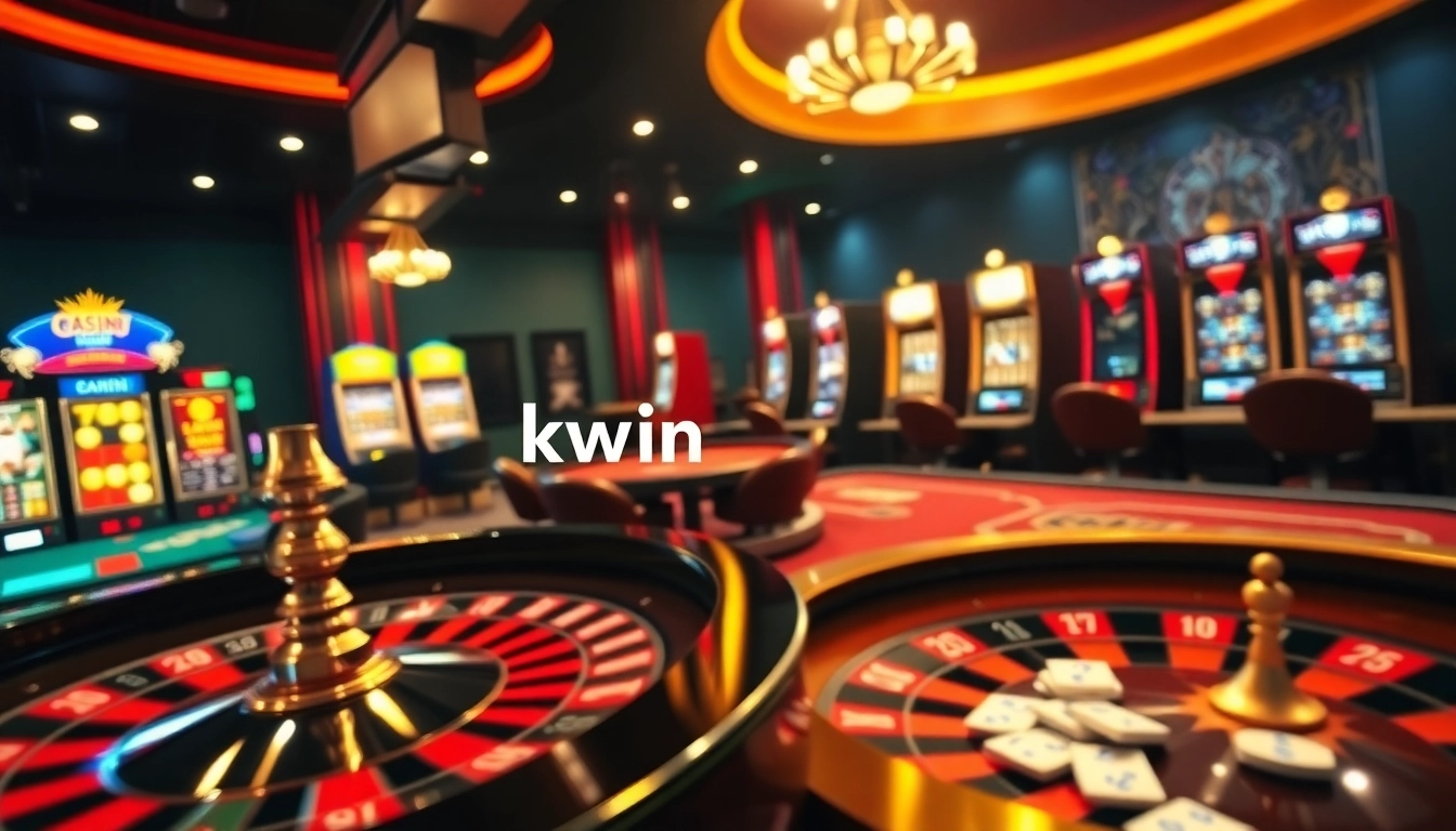 Experience the thrill of winning at KKWIN kkwin casino with vibrant slot machines and poker tables.