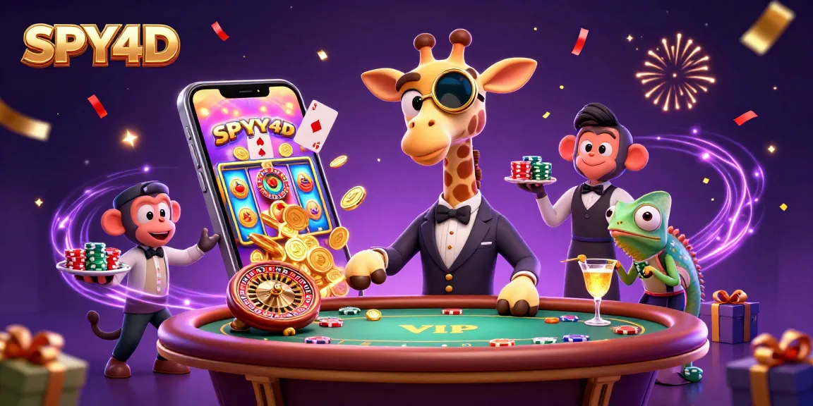 Menangkan permainan dengan SPY4D dan karakter unik dalam suasana penuh kegembiraan.