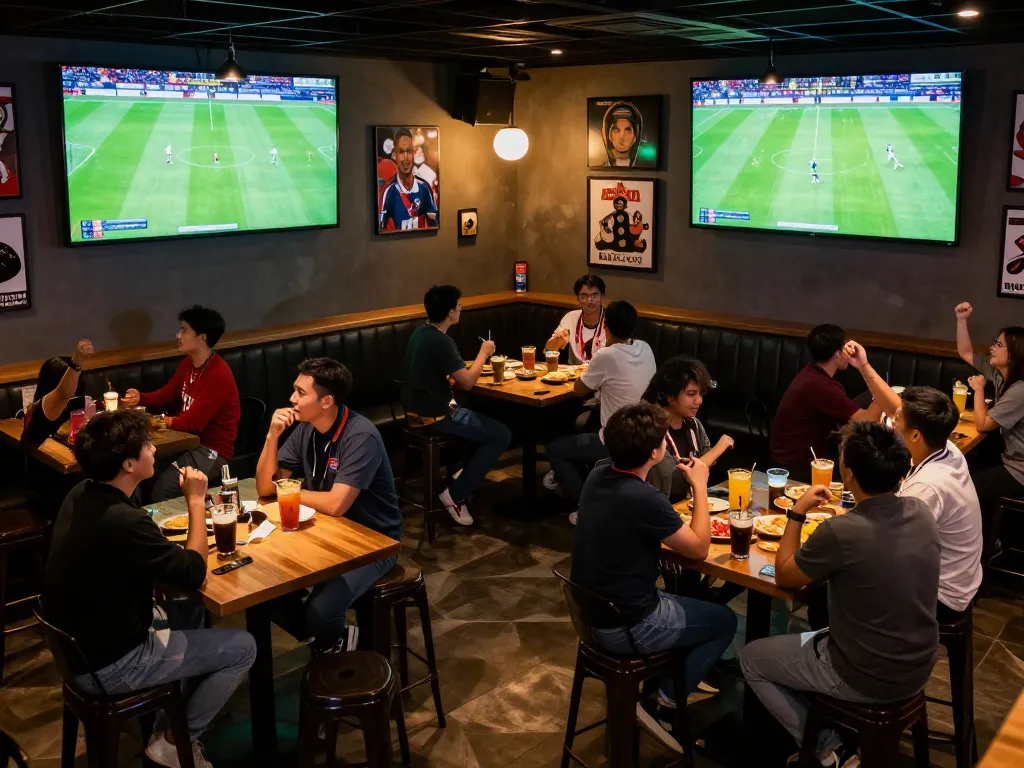 Cà Khịa TV broadcasts live football matches, enhancing fans' sporting experience with real-time action.