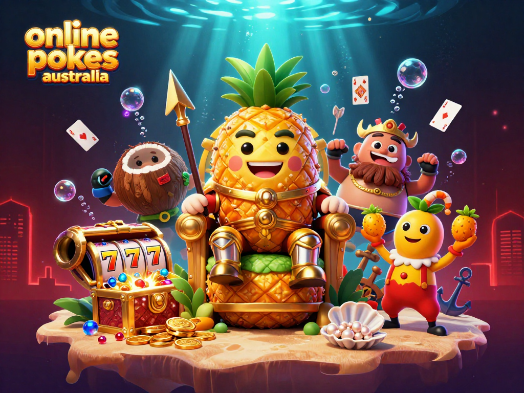Experience thrilling online pokies Australia with the golden pineapple king ruling the casino scene.