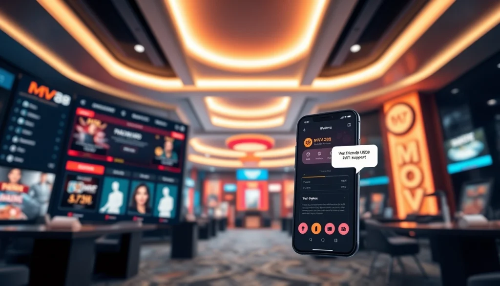 Experience the MV 88 platform in an engaging online gaming environment with a focus on secure USDT transactions.