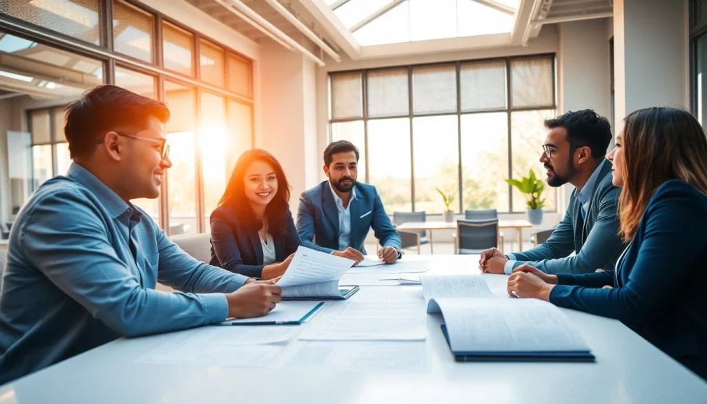 Enhance communication with professionals at https://www.elitetranslingo.com in a collaborative office environment.