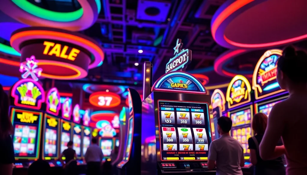 Mendalami pengalaman bermain slot gacor dengan mesin warna-warni dan pemain yang bersemangat.