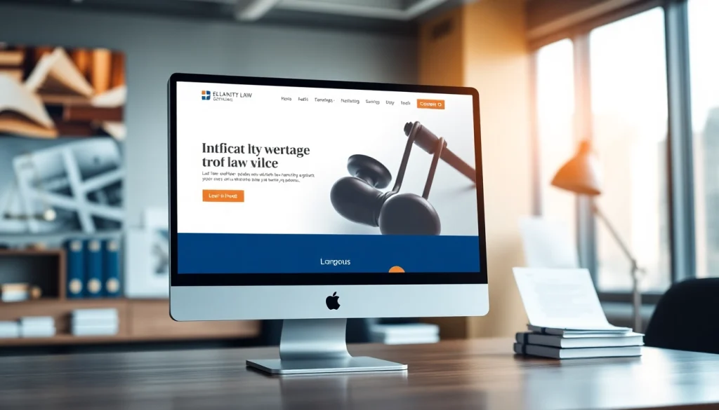 Designing effective websites for law firms at https://www.websites.law showcasing advanced features.