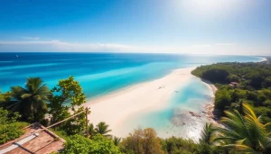 Praia de Paripueira, com suas águas turquesa deslumbrantes e areias brancas, perfeita para férias.