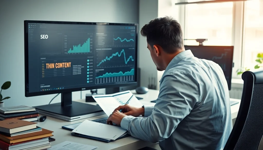 SEO expert reviews strategies for google thin content penalty recovery using data analysis tools.