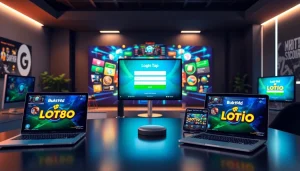 Masuk ke bukti4d login slot melalui layar interaktif dengan desain modern dan warna menarik.