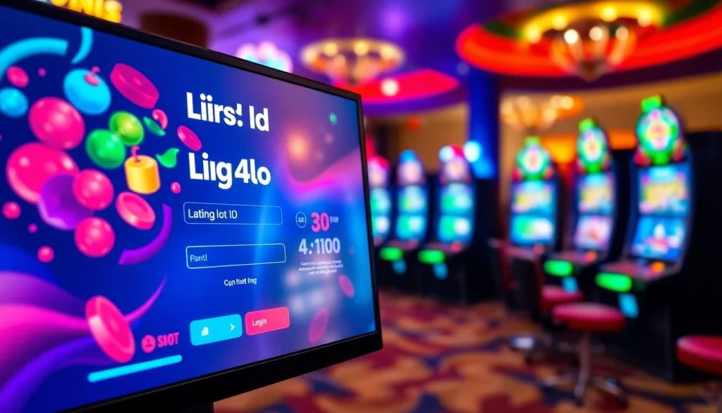 Masuk ke virus4d login slot dengan antarmuka permainan yang menarik dan berwarna-warni.