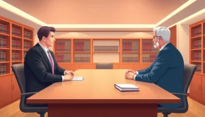 Engaging discussion among attorneys at https://www.expertlawattorneys.com in a welcoming law office setting.