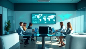 Managed IT Services Tampa team collaboration in modern office setting