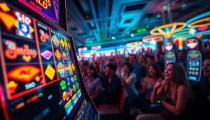 Engaging slot machine interface at https://rusia777.com with bright animations capturing excitement.