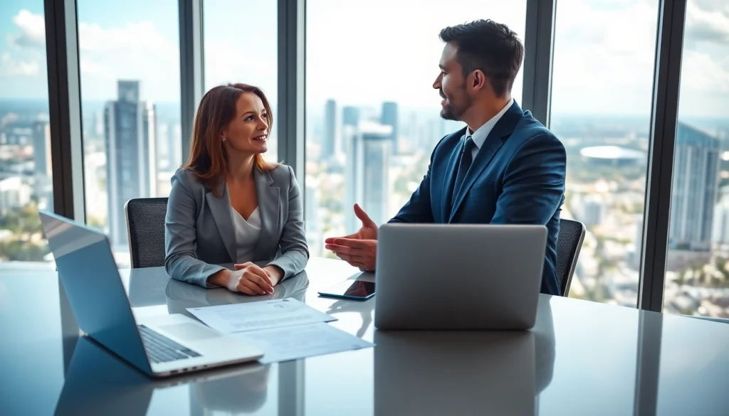 Consulting with a lawyer at https://www.tnlmiami.com in a modern Miami office setting.