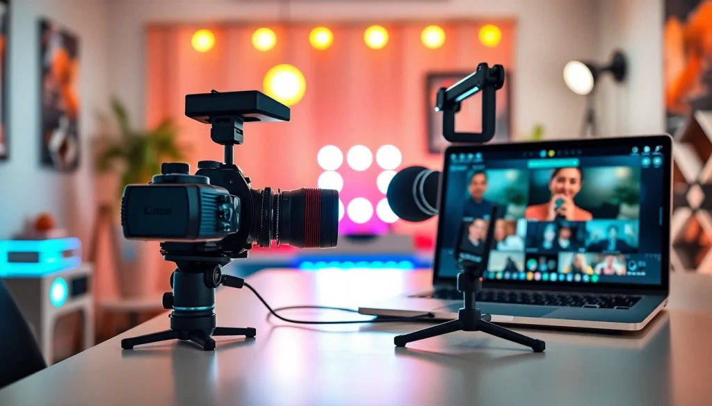 Stream live content effortlessly with kooralive's professional streaming gear.