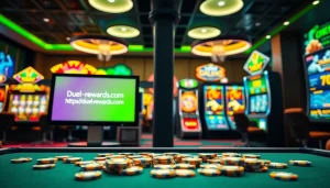 Engaging digital casino scene showcasing exciting features at https://duel-rewards.com.