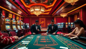 Engage in thrilling baccarat at nhà cái Jun88, where professional dealers enhance your gaming experience.