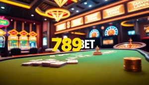 Engage with the excitement of gambling through 789BET đăng nhập with vibrant casino visuals.