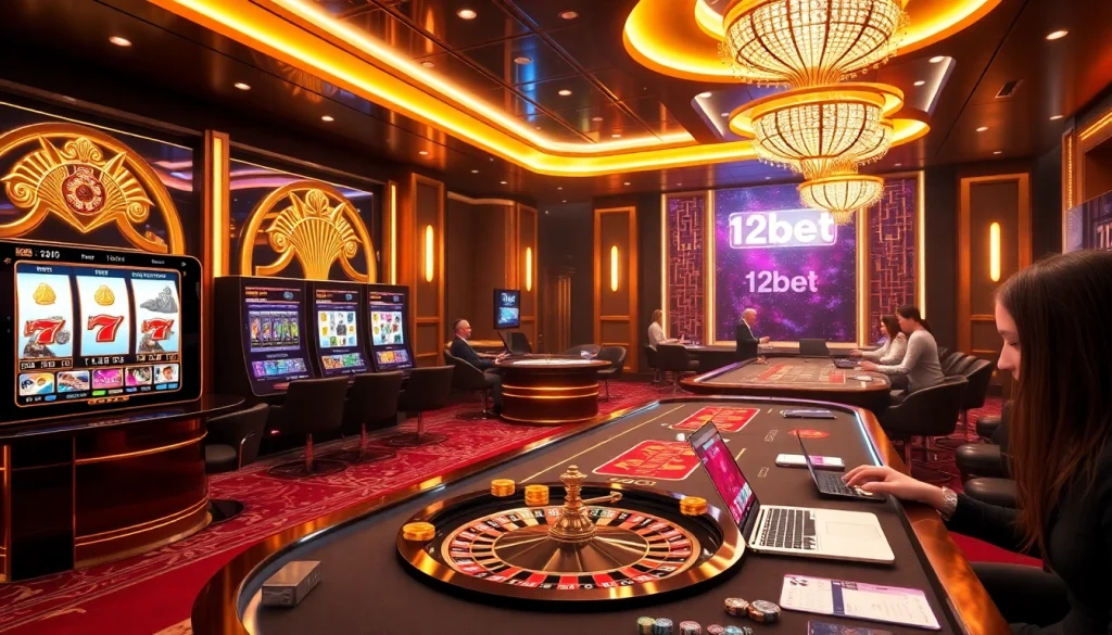 Experience the thrill of winning with 12bet's online casino games and bets.