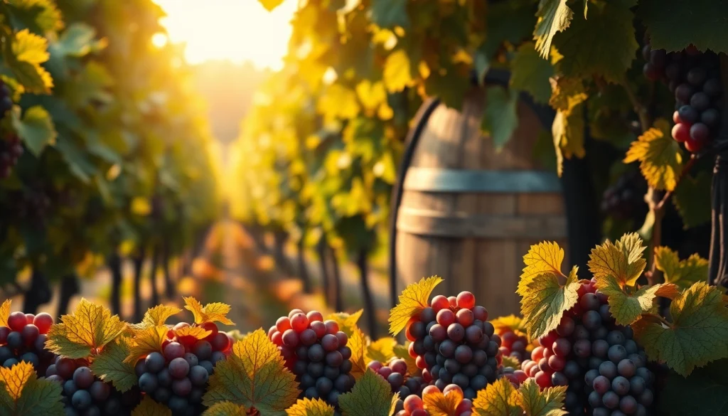 Harvesting grapes at a vineyard, highlighting Winery Sacramento's lush landscape and wine craftsmanship.