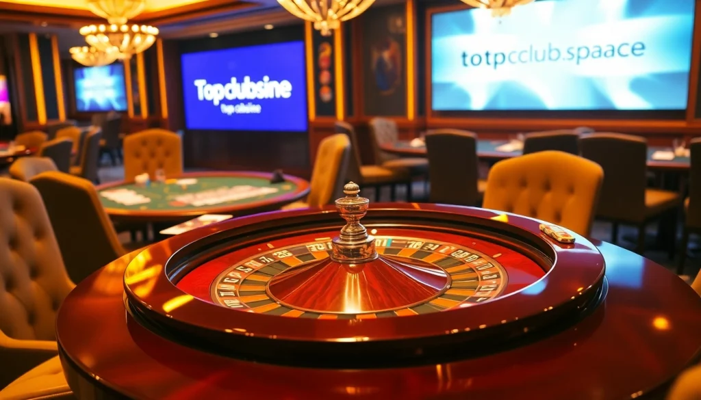 Experience the excitement of gambling at https://topclub.space/ with dazzling casino tables and vibrant game elements.