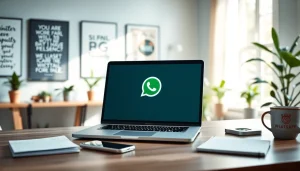 Understanding What is a CRM for WhatsApp with an overview of a digital workspace.