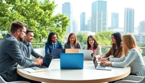 glownexis.com의 전문가들이 회의 중인 모습, 팀워크와 혁신을 강조