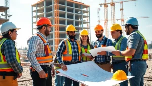 Builders teamwork at a construction site representing the Texas association of builders