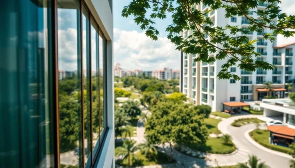 View of the luxurious Tampines St 95 EC showcasing modern architecture and lush surroundings.