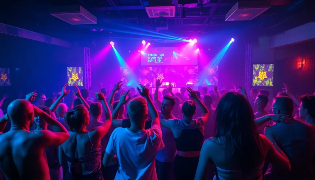 Experience the vibrant nightlife at the best nightclubs in Puerto Rico with energetic dancers.