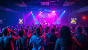 Experience the vibrant nightlife at the best nightclubs in Puerto Rico with energetic dancers.