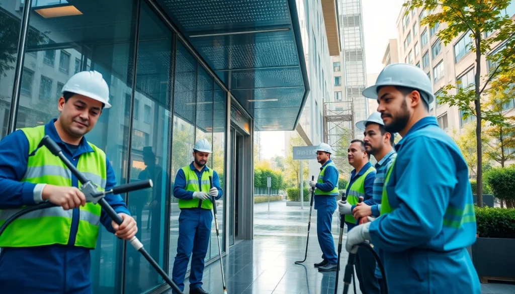 cena čiščenja fasad: Profesionalna ekipa za čiščenje revitalizira fasade stavb, prikazuje učinkovitost in zanesljivost.