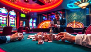 Experience excitement at 389WIN with thrilling cards and vibrant casino chips.