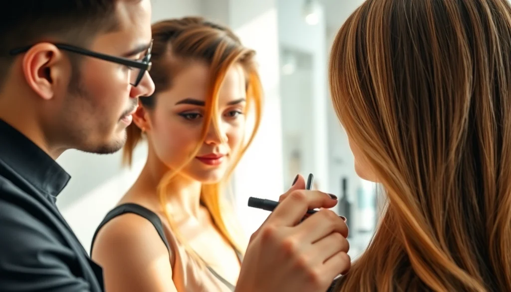 Transformarea stilului coafat bucuresti într-un salon modern cu profesionist dedicat.