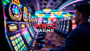 Pinco Casino saytında canlı oyunlardan zövq alınan mükəmməl casino mənzərəsi.