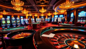 Gamblers placing bets at the luxurious 32win casino table with poker chips.