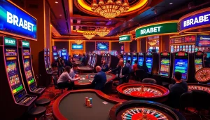 Experience the thrill of BRABET with engaging casino games and vibrant digital interfaces.