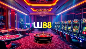 Experience the excitement of gambling at UU88 with vibrant tables, slot machines, and thrilling games.