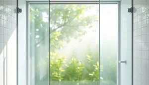 Showcase of elegant shower doors uk enhancing a modern bathroom's aesthetics.