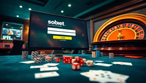 Seamlessly enjoy sbobet login experience amongst poker chips and cards in a luxurious casino setting.