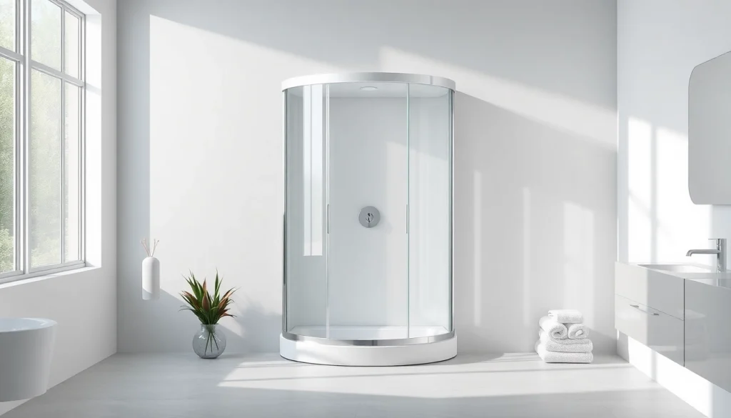 Erleben Sie die sonni Duschkabine 80x80 in einer modernen Badezimmerumgebung mit eleganten Details.