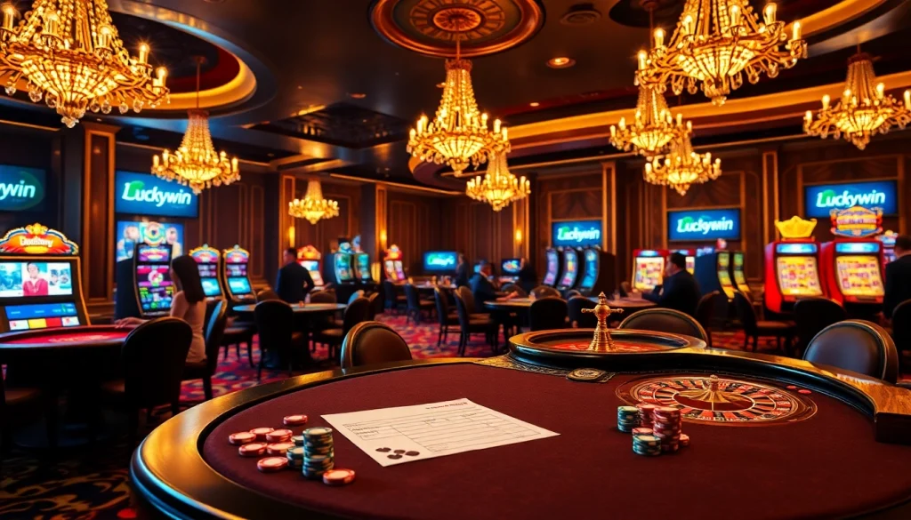 Experience excitement at Luckywin com with vibrant poker games and elegant casino ambiance.
