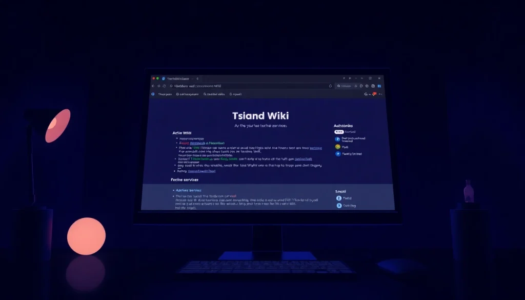 The hidden wiki tor interface showcasing active dark web links with a user-friendly design.