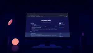 The hidden wiki tor interface showcasing active dark web links with a user-friendly design.