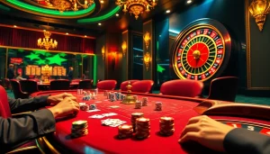Engage in thrilling poker action at https://mm88.land/ with vibrant casino visuals and betting excitement.